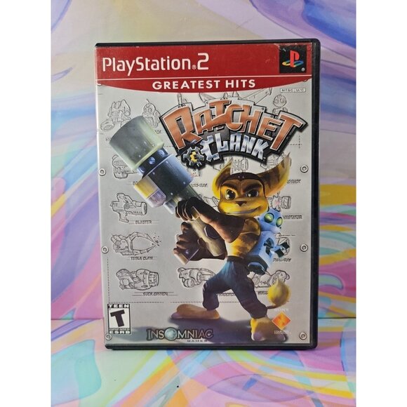 Ratchet & Clank (Sony PlayStation 2, 2002) Greatest Hits No Manual - Picture 1 of 3